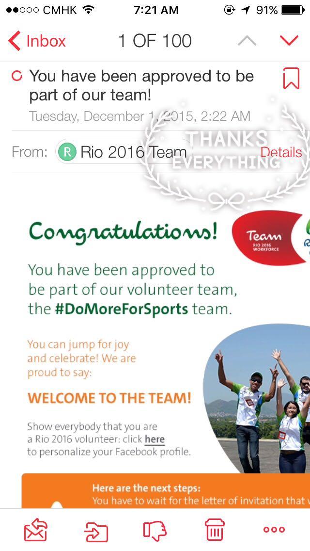 参加里约奥运会志愿者群面是怎样的体验? - 花