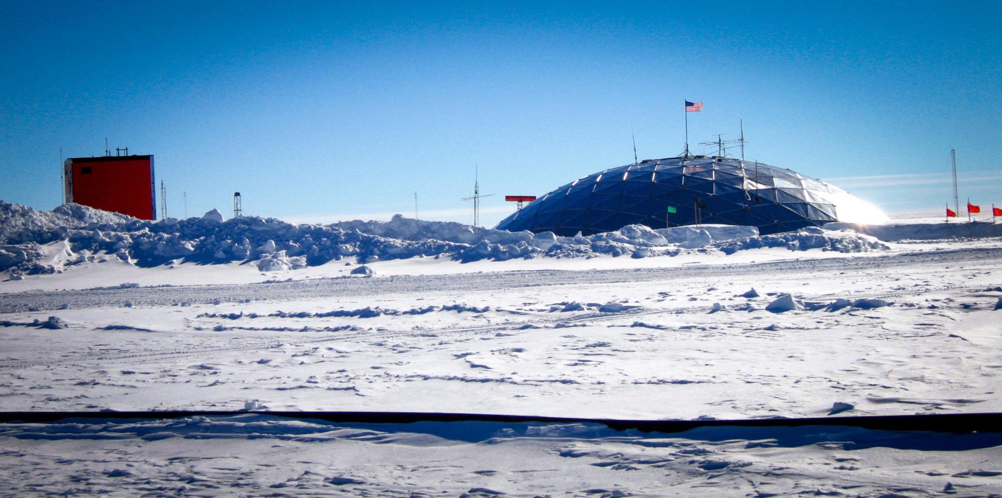 南极阿蒙森斯科特站图片