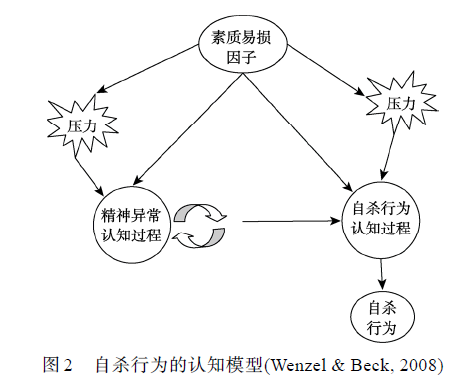 但是这种感受只会产生自杀意念,而真正的自杀行为出现,需要习得自杀的