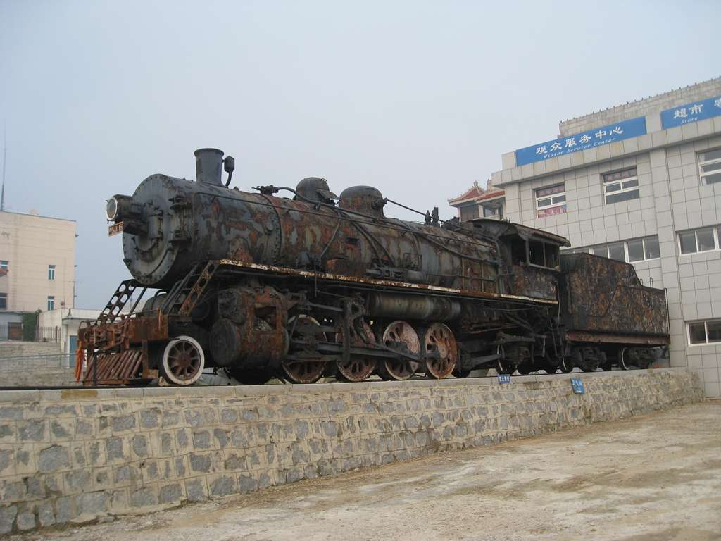 中国丹东抗美援朝纪念馆ㄇㄎ1-1115号蒸汽机车
