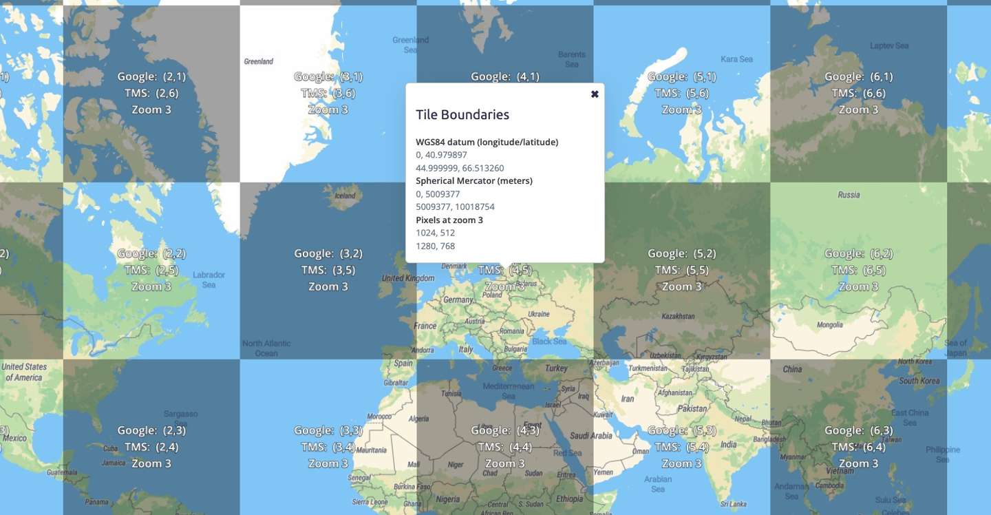 WebGIS 瓦片地图引擎实现之——地图瓦片加载计算原理介绍