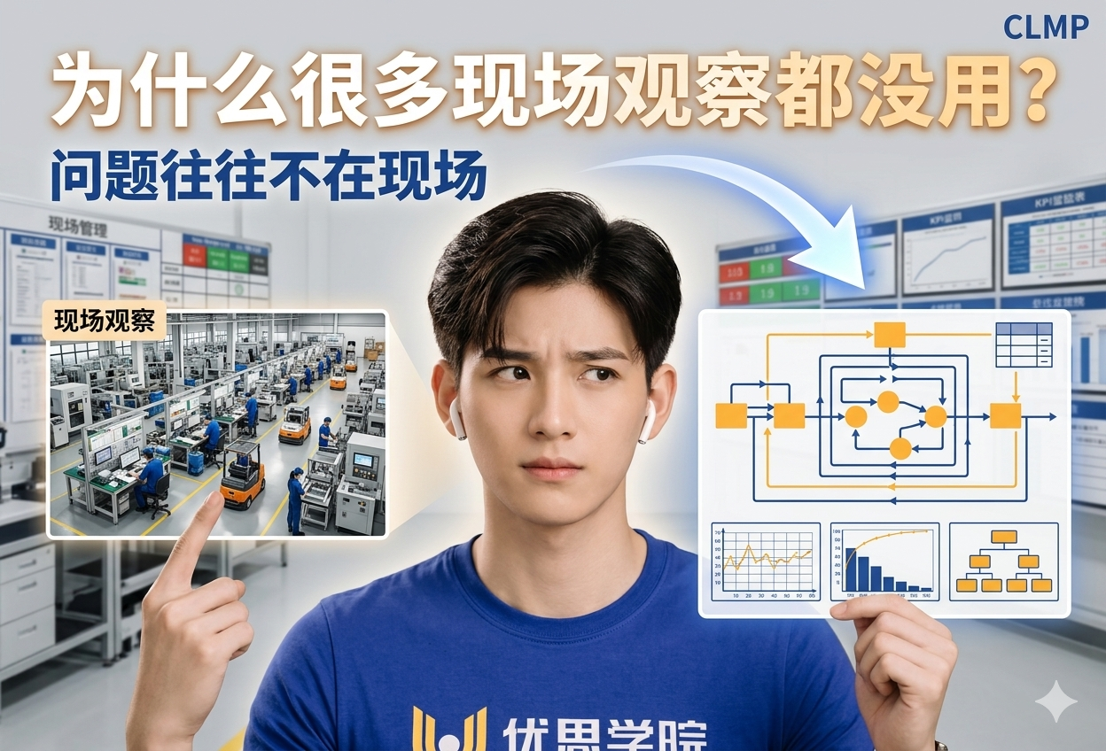 为什么很多现场观察都没用？问题往往不在现场_CLMP精益管理