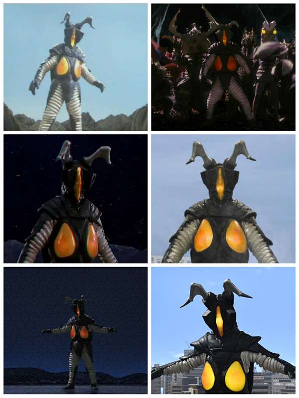 奥特曼系列中最出名的怪兽之一,原型是天牛,是杰顿星人制造的怪兽兵器