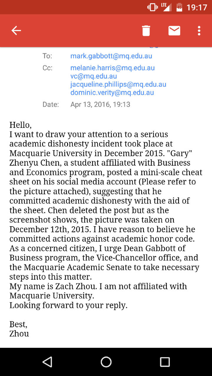 在微博上反击悉尼大学辱华tutor,结果被公知日