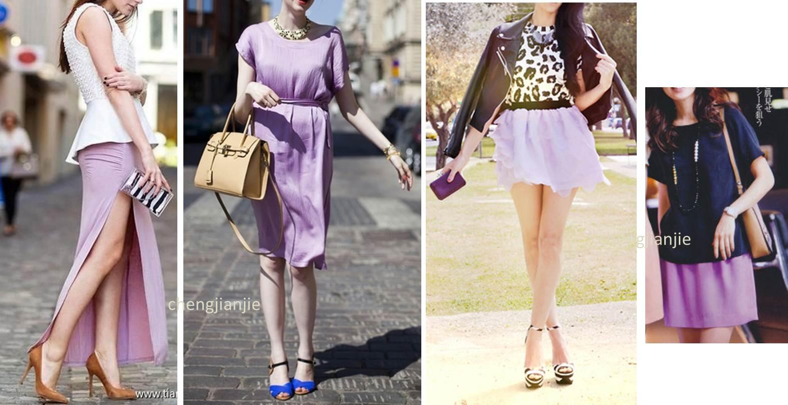 紫色在服装搭配中一般怎么使用呢? - 知乎