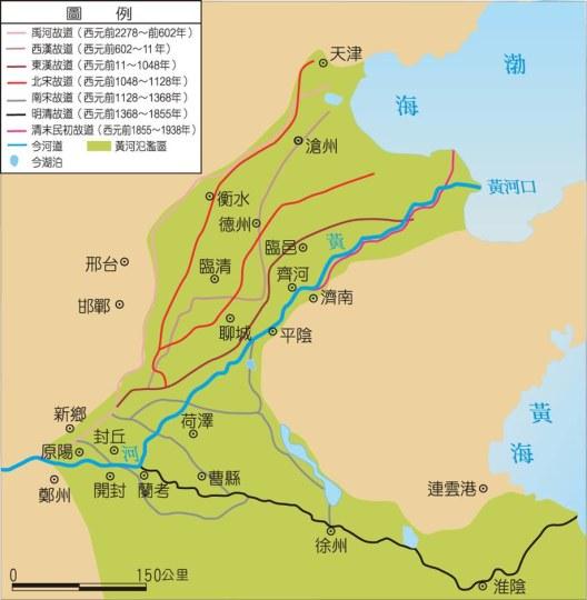 黄河夺淮后数百年间,河道治理工程又因为受到政治因素的干扰(盱眙明祖
