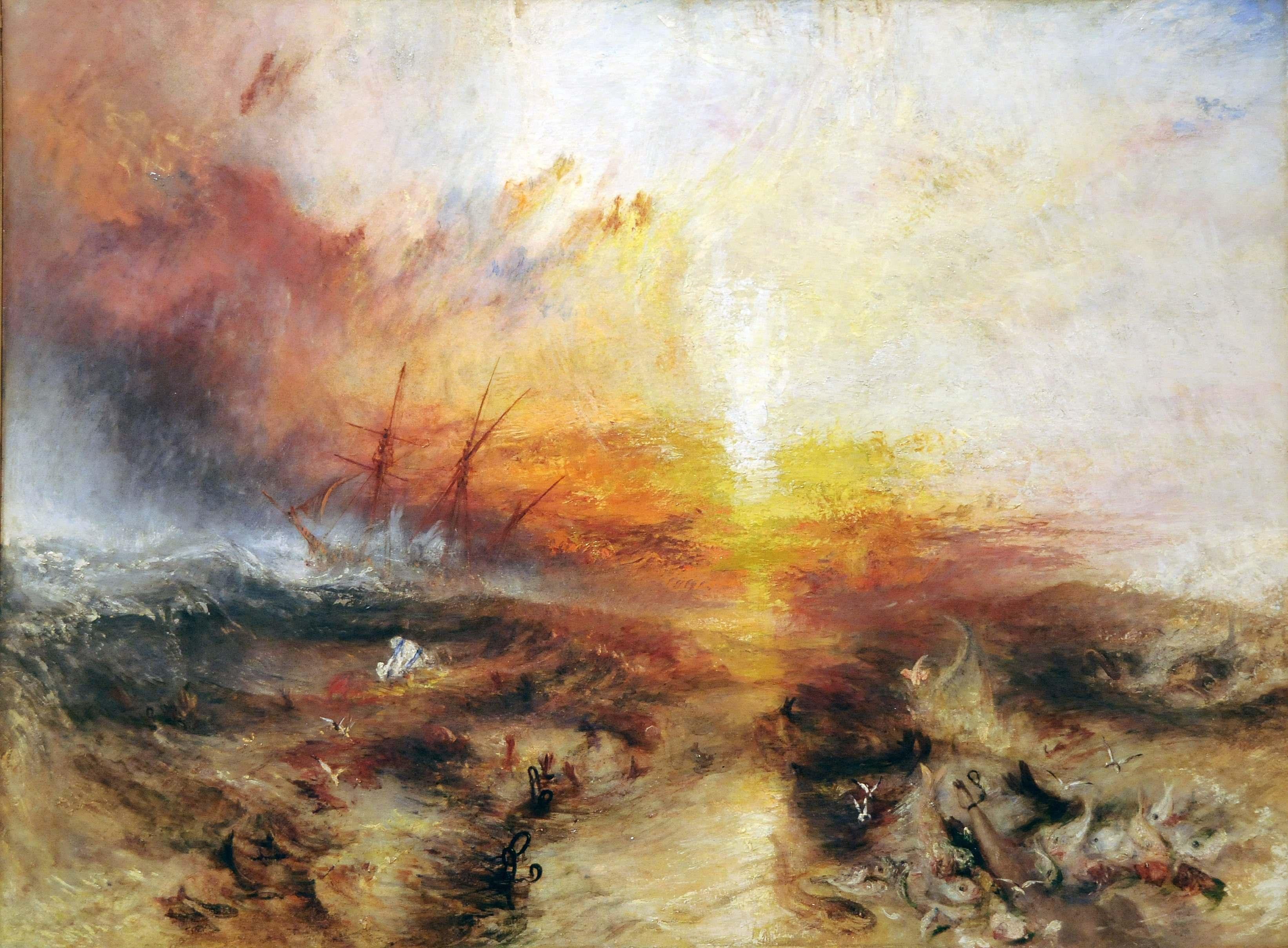 如何理解透纳的暴风雪中的汽船这幅画