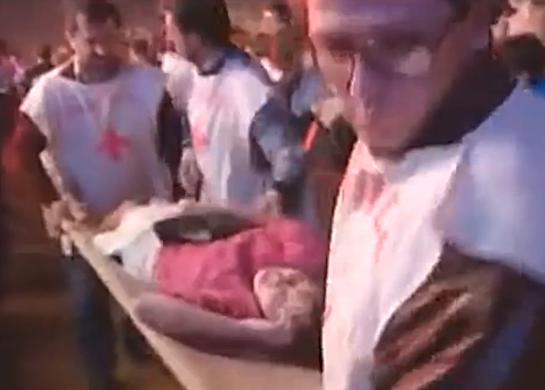 迈克尔杰克逊92年逊布加勒斯特演唱会,出现大