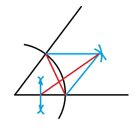 尺规作图画两倍角图片