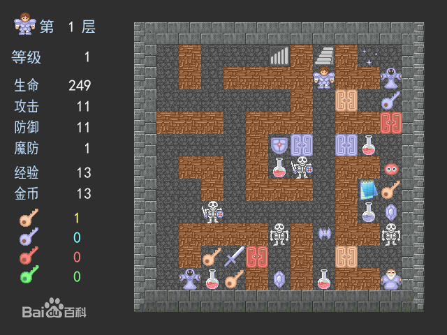 没有人提到魔塔么.这个游戏纯靠智力.