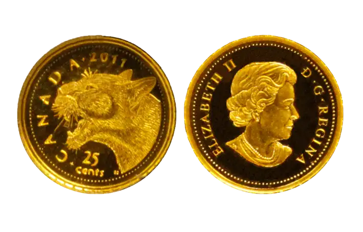 Canadian Mint Gold Coin Cougar - 知乎