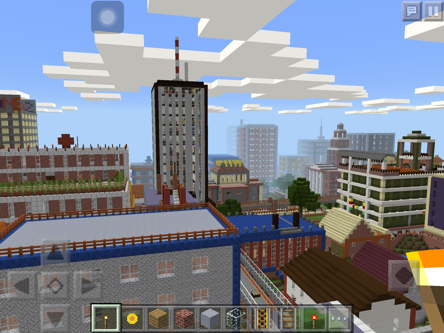 大神们看过来 这是一个pe玩家的minecraft城市 知乎