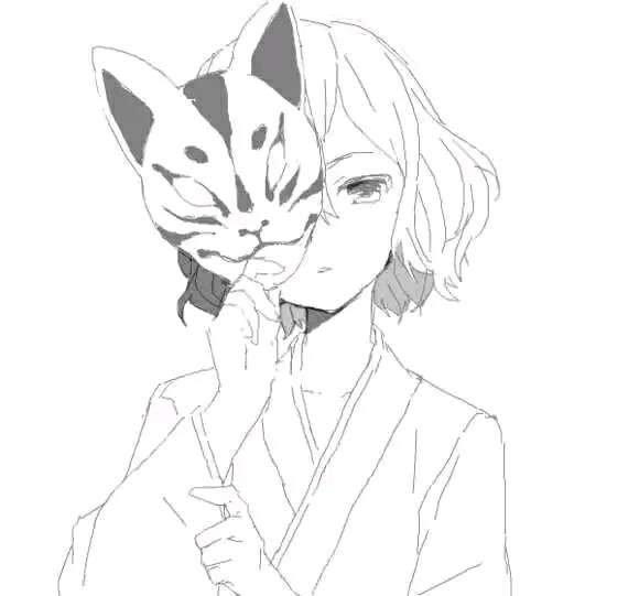 动漫女主带面具这是什么动漫?如图?