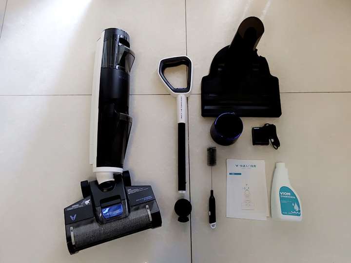 家庭清洁好帮手,吸拖一体自清洁,云米智能洗地机体验