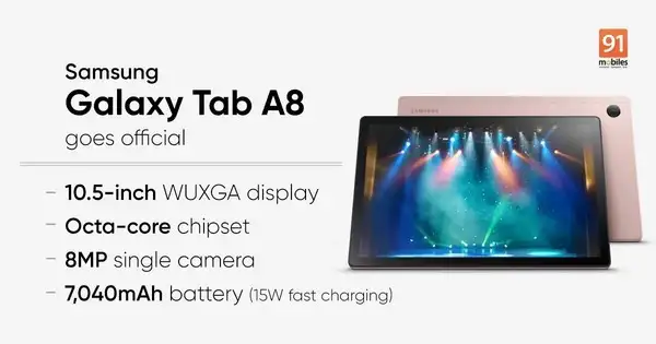 三星Galaxy Tab A8发布：售价友好处理器不作评价- 知乎