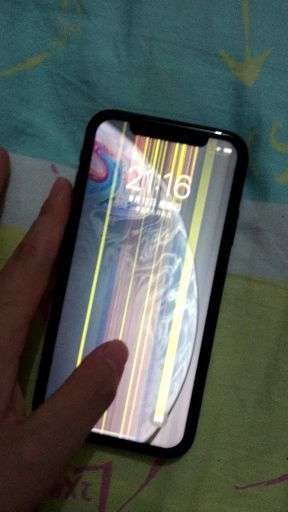 我的iphonexr 屏幕就出现了拖影是怎么回事? - 知乎