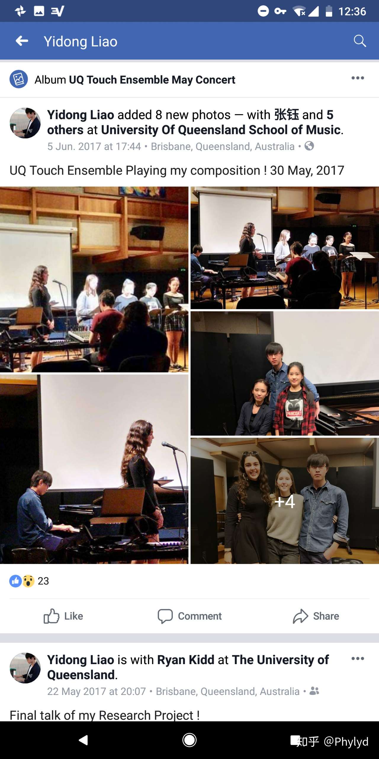 我的facebook Timeline精选 知乎