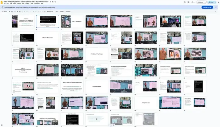YC AI 创业营第一天，Andrej Karpathy 的演讲刷屏了