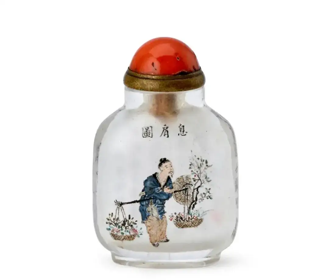 茶器鼻煙壺『赤壁圖』『靜聽松風圖』手絵精品 中國傳統工芸美術作品