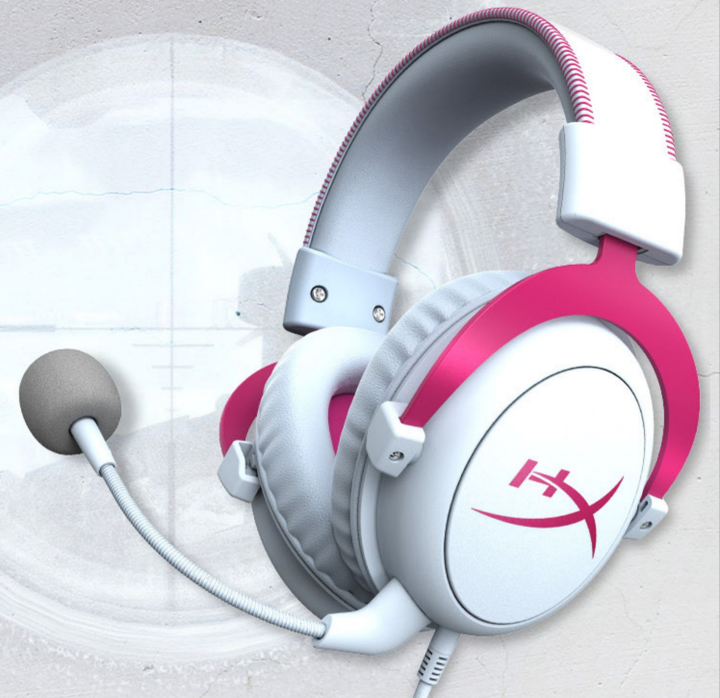 为你的电竞女神换新装！HyperX飓风游戏耳机 