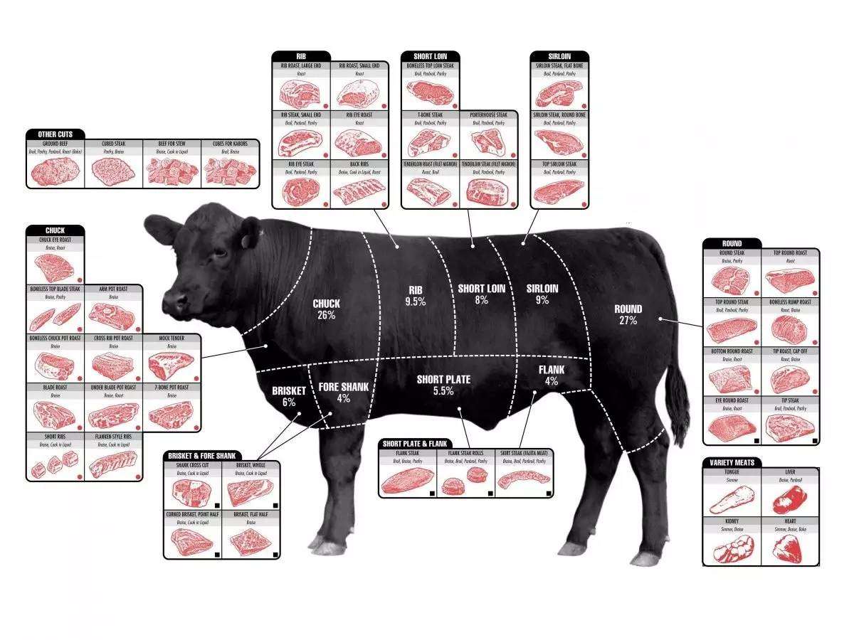 牛排指南 牛排牛肉切割部位知识全攻略 知乎