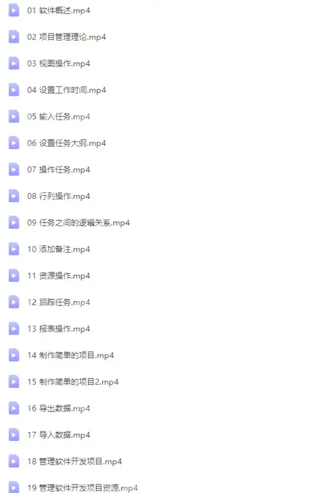 图片[21]-Project零基础视频教程-PMP项目管理工程办公流程甘特图日程表课程【电商热销726】-暗冰资源网