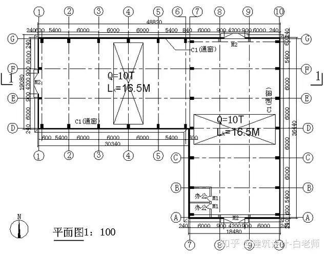 工业厂房施工图出图技巧