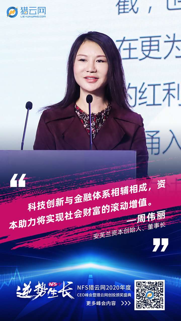 安芙兰资本董事长周伟丽科技创新在资本助力与资源整合中爆发