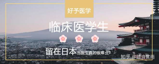 临床医学生出国留学在日本当医生真的很难么 知乎