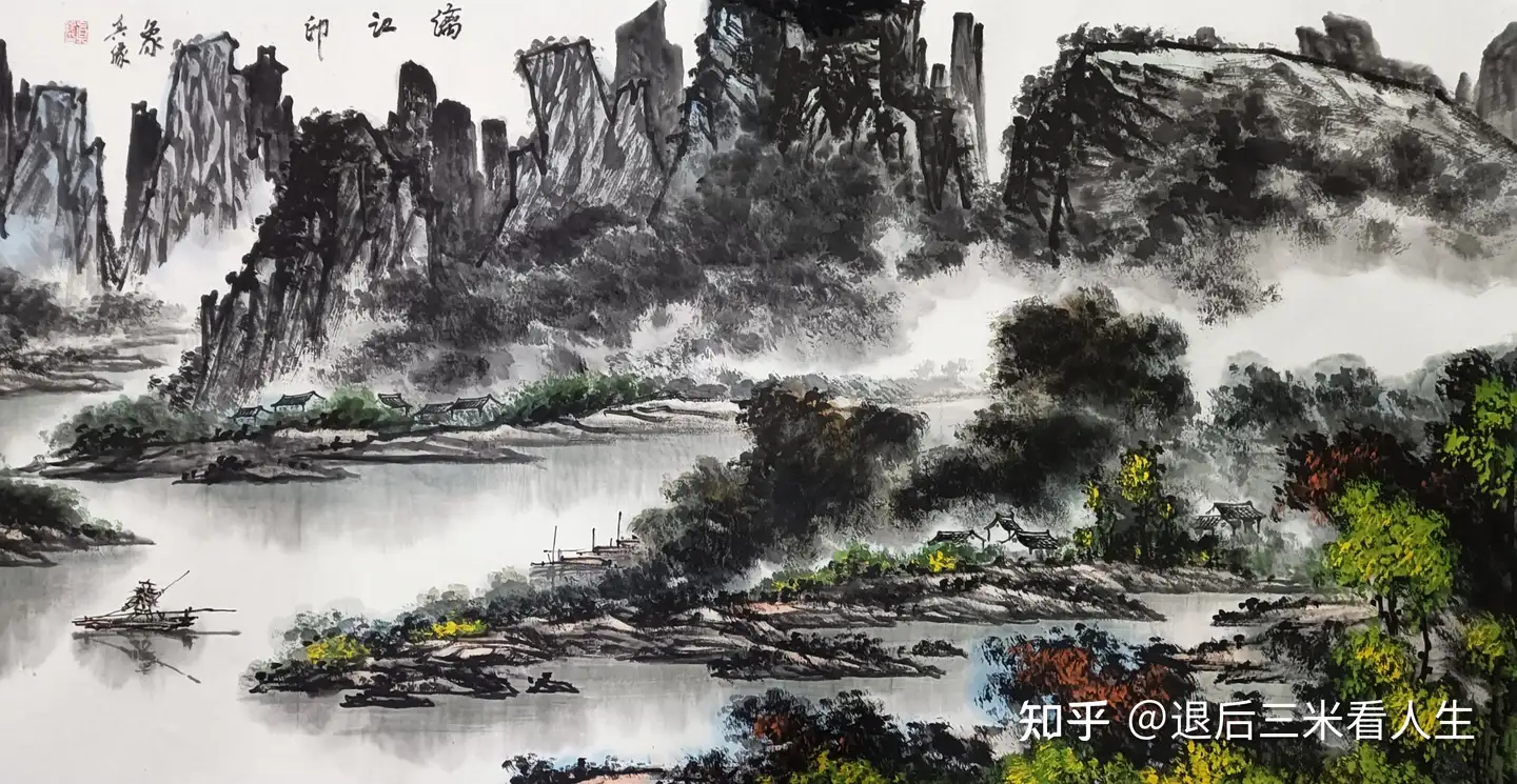 「真缘法师」禅意画，是写意的一种，是画面自然流露的一种意蕴- 知乎