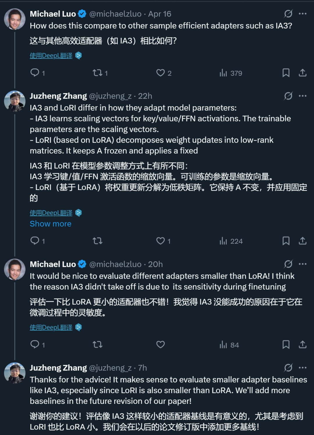 LoRA中到底有多少参数冗余？新研究：砍掉95%都能保持高性能            机器之心     2025年05月02日 12:39 北京