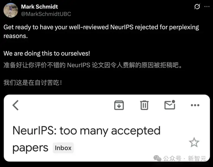 NeurIPS近3万投稿爆仓，强拒400篇论文！博士疯狂内卷，AI顶会噩梦来袭