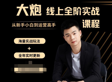 图片[1]-大炮电商-拼多多全阶实战课程2025年7月_-每日必学网