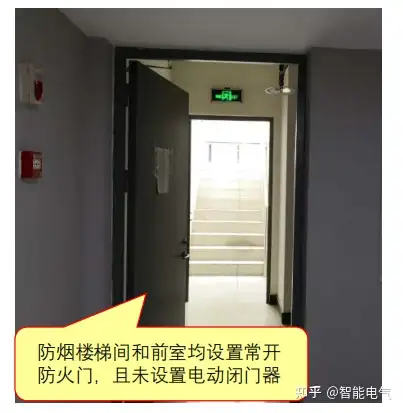 建築消防常見問題解析31防火分區和防火構造防火門設置不符合要求