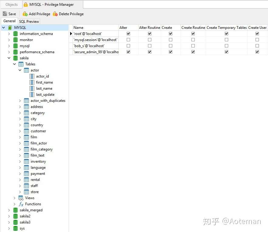 在navicat Premium中管理mysql用户 第4部分 权限管理器工具 知乎