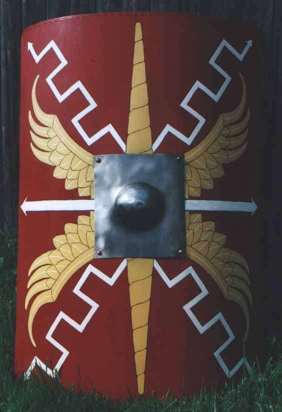 这个罗马盾上的图案有哪些来历?