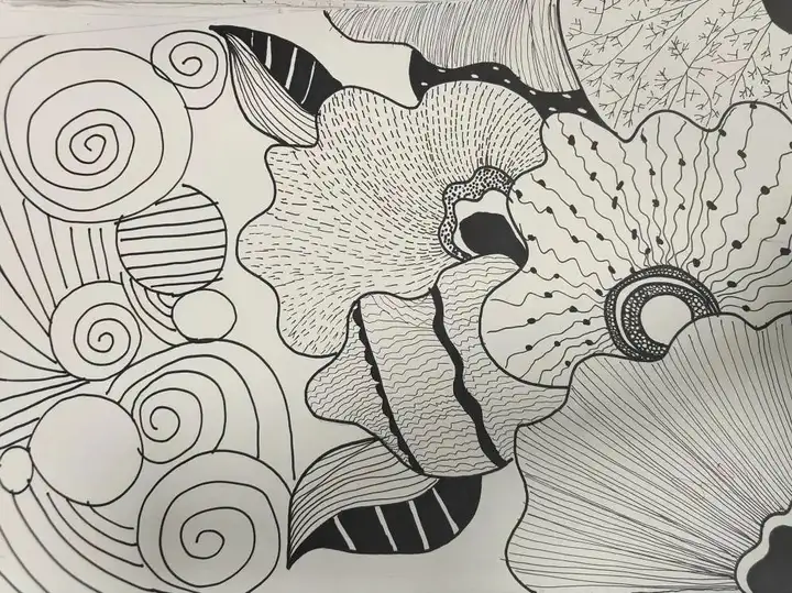 笔绘青春活力 共沐艺术阳光 | 塘栖校区优秀绘画作业展示(图24)