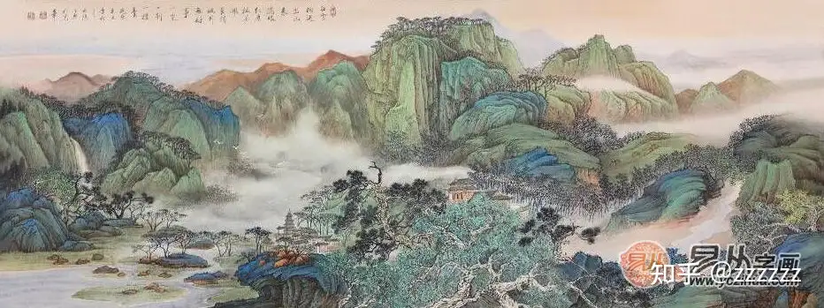 中国画山水——叶大隐老师作品为你展现国画之美- 知乎