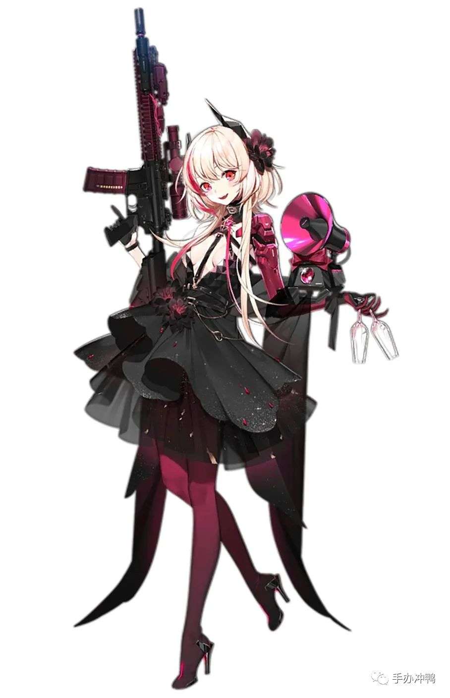 Hobbymax 少女前线 M4 Sopmod 酒席的扫荡者 红丝美腿可以冲 知乎