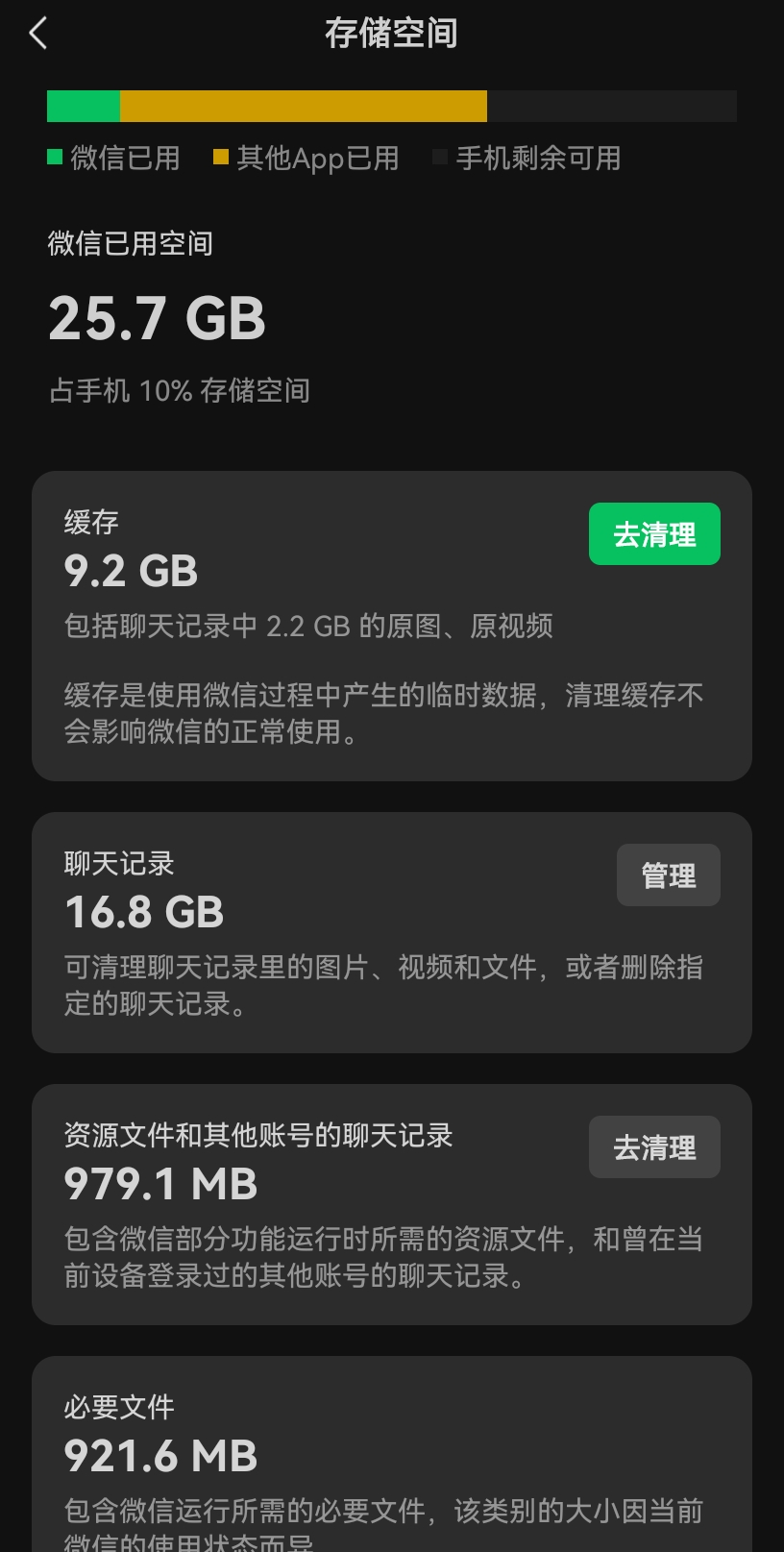 从微信的存储占用来看，它应该毁灭了！-墨铺