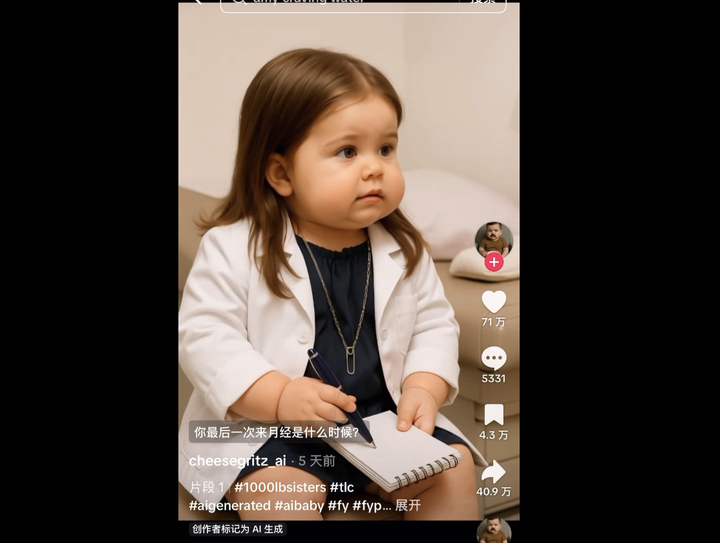 现象级刷屏！AI宝宝播客视频火爆TikTok，背后“推手”Hedra获3200万美金融资