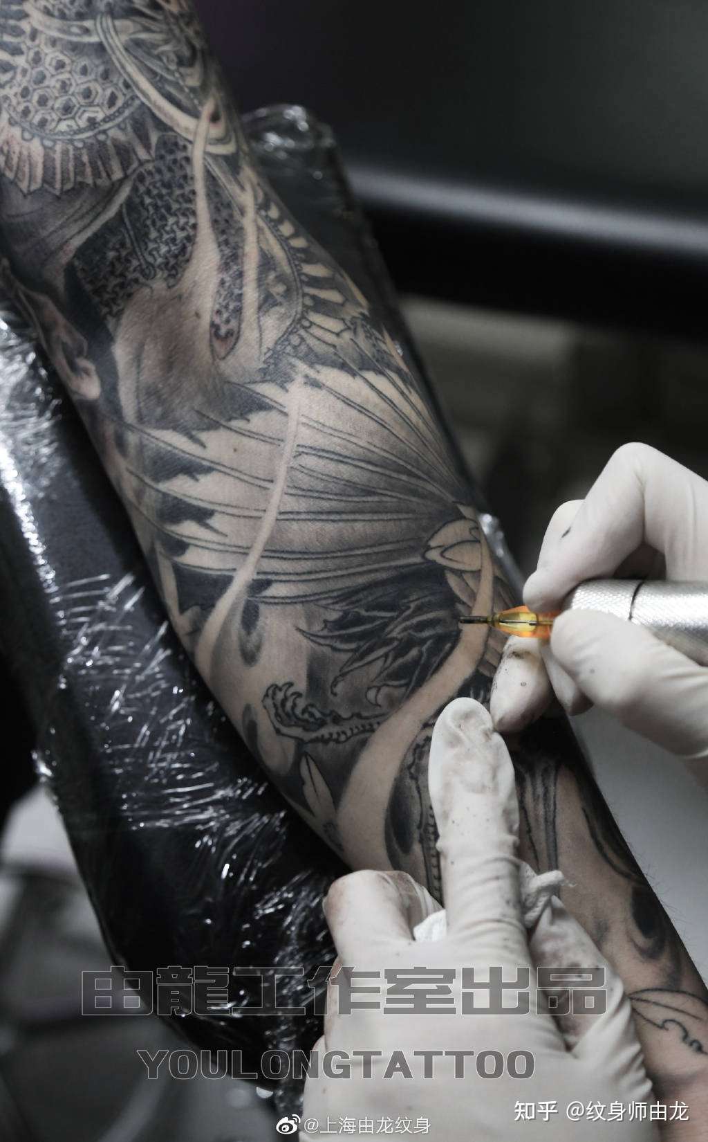 由龙作品花臂孙悟空纹身图案 知乎