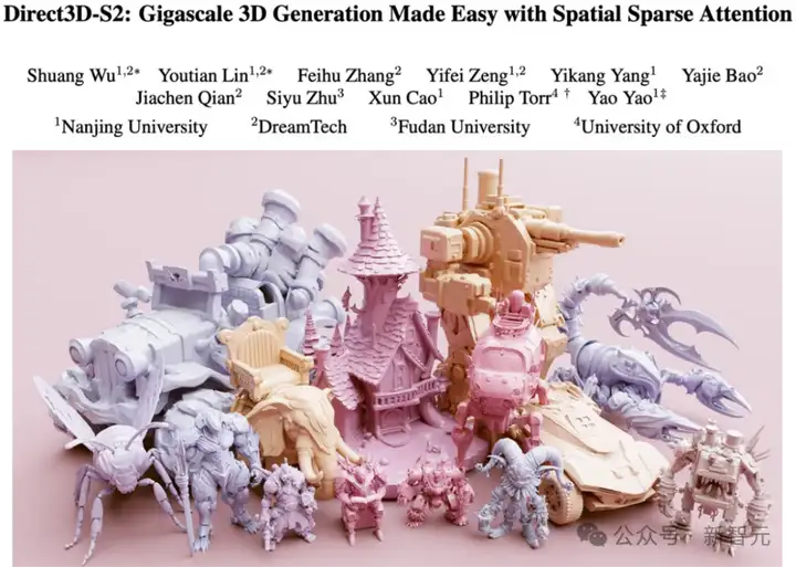 影视级3D生成新王：Direct3D-S2全面开源！8块GPU超越闭源登顶HF