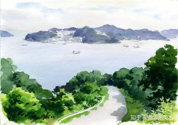 盘点4位日本著名画家的水彩风景，美不胜收！ - 知乎