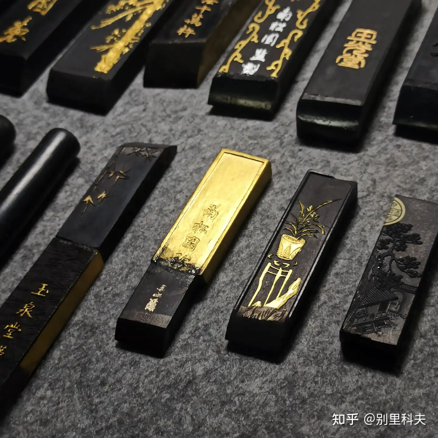 桂林堂製墨 古墨 麒麟② - 美術品