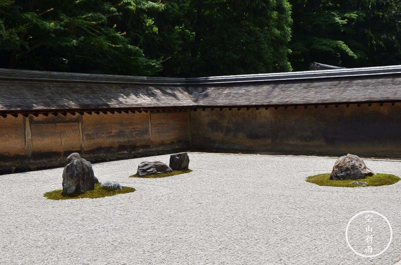 最神秘的日本枯山水 龙安寺 知乎