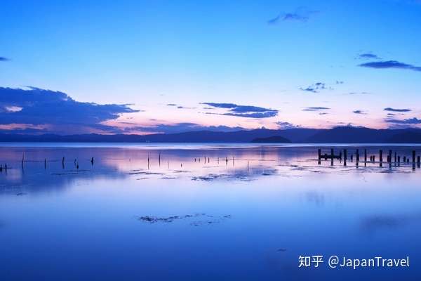 琵琶湖天水一色日本最大的湖泊