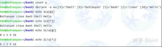 Linux Bash Shell索引数组和关联数组及稀疏数组 知乎