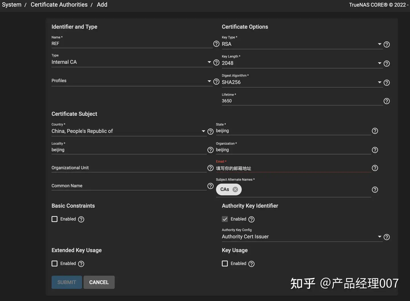 certificate freenas_default has expired