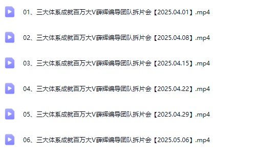 图片[4]-薛辉-短视频营销课三大体系成就百万大V【2025年5月新版】 (价值7980元)_-就爱副业网